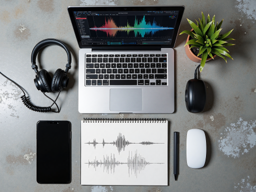 播客节目封面，绿色渐变背景上点缀着音符符号，展现第三期节目的音乐元素